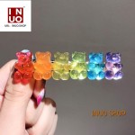 Pinza de oso de colores, Pasador de pelo con diseño de Oso 🐻